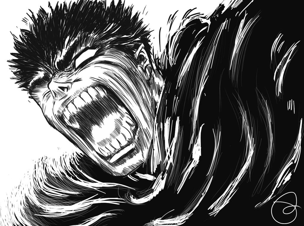Gatsu Scream Berserk by Paky88 on DeviantArt