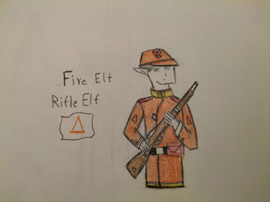 Fire Elf Rifle Elf by Anobody999 on DeviantArt