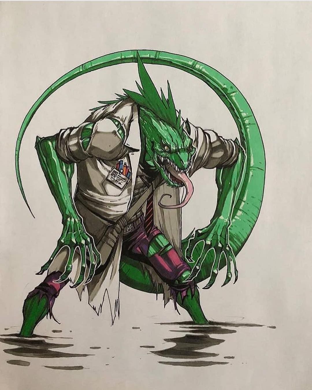 Anime Riding Lizard The Lizard anime by brandonallen1213 on DeviantArt