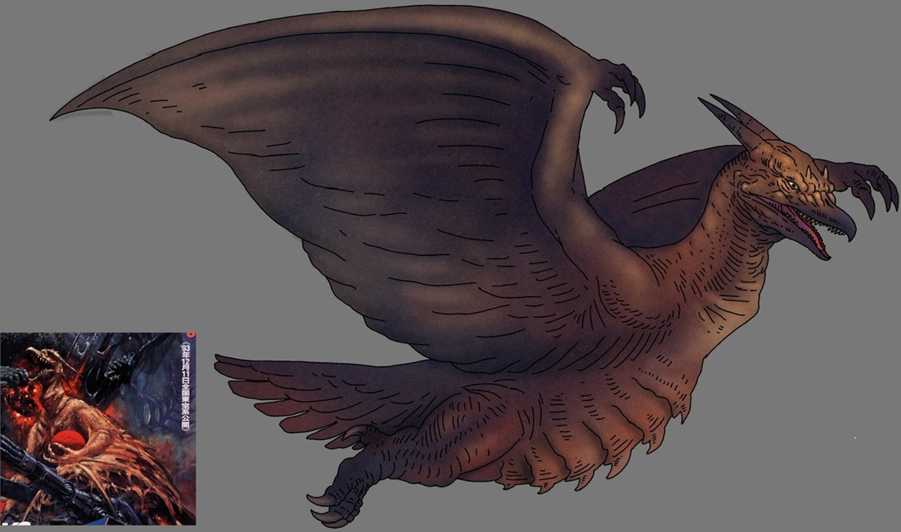 Rodan 1993 Concept Art by brandonallen1213 on DeviantArt