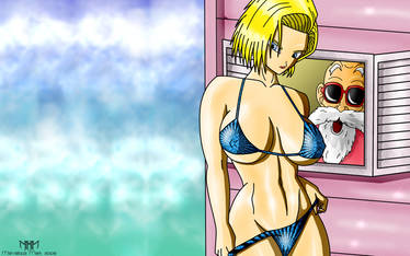 Android 18 In Bikini - WP