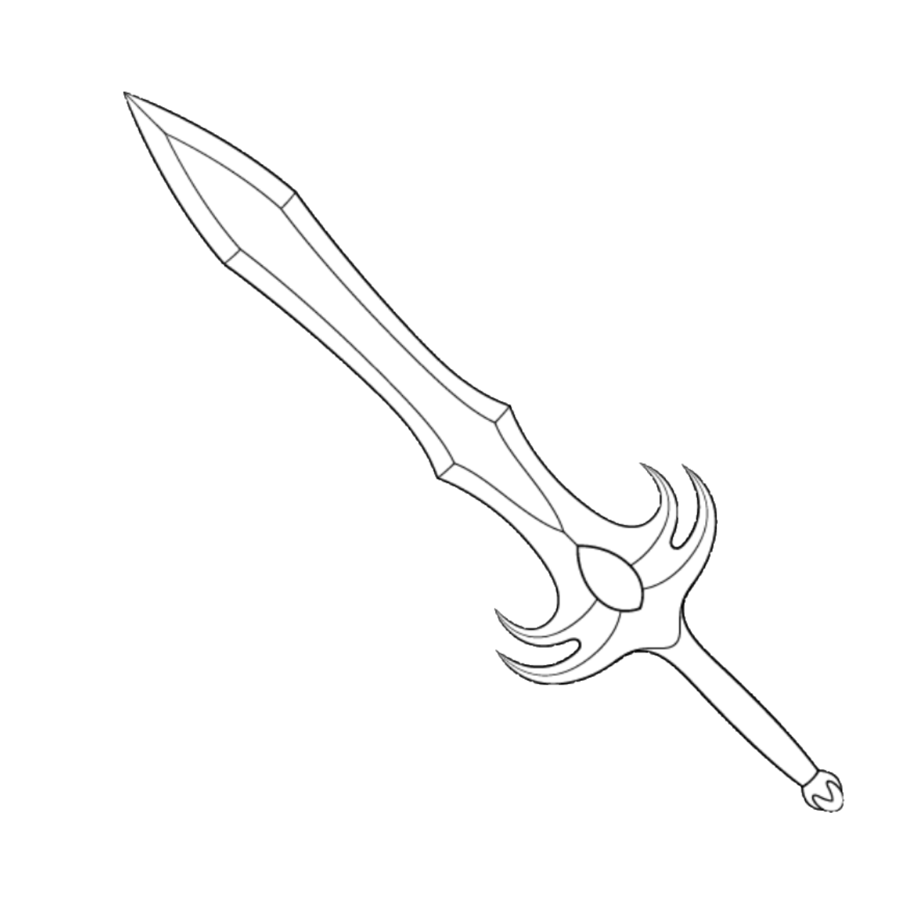 Sword Template 2 by NezukoRempaDeviart07 on DeviantArt