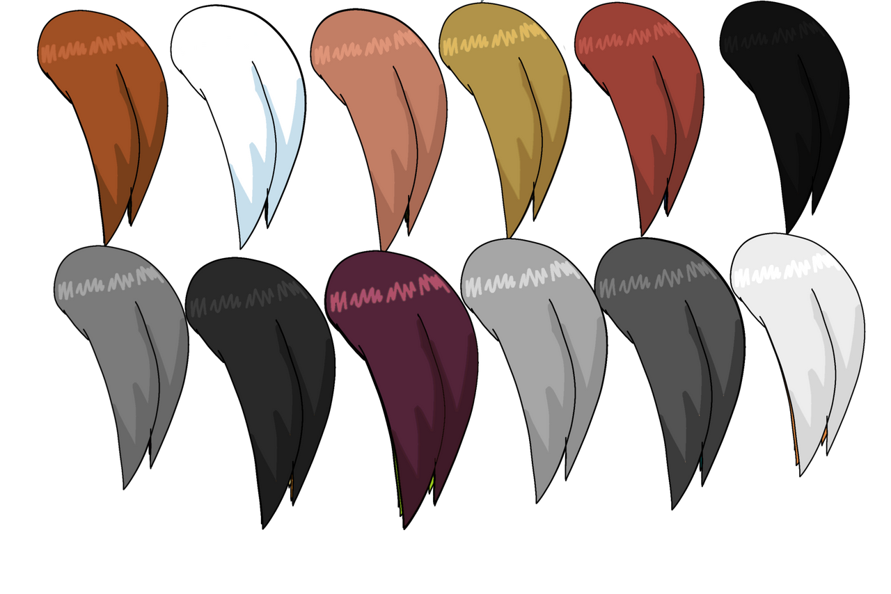Hair Colors by Overlord-Jinral on DeviantArt