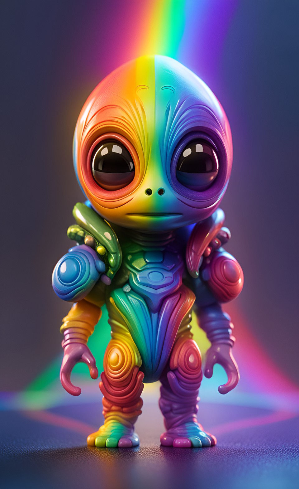 Rainbow Alien by NezukoRempaDeviart07 on DeviantArt