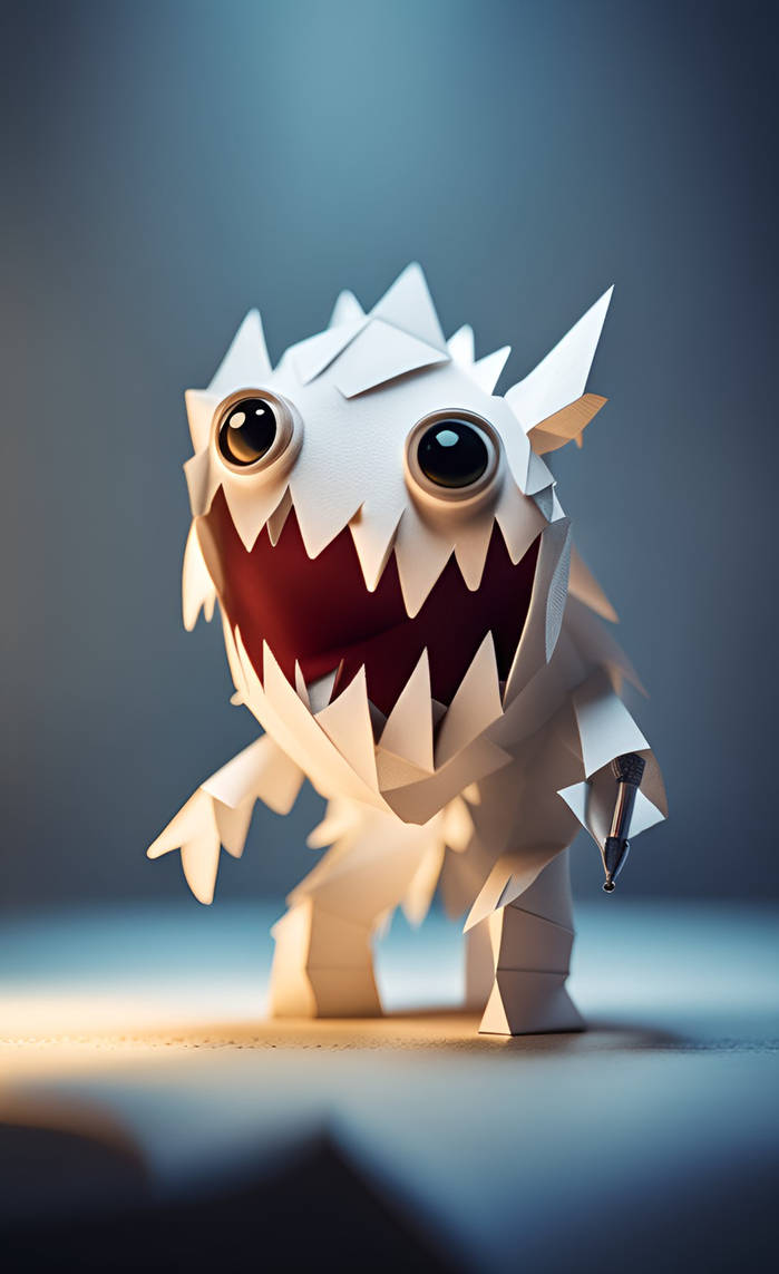 Monster Open Paper Paper Monster by NezukoRempaDeviart07 on DeviantArt