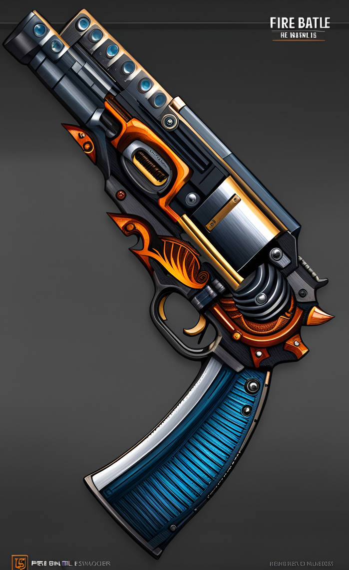 Infernal Revolver Fire Revolver by NezukoRempaDeviart07 on DeviantArt