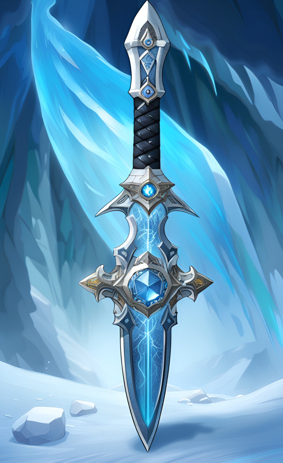 Magical Ice Rifle Ice Weapon 7 by NezukoRempaDeviart07 on DeviantArt