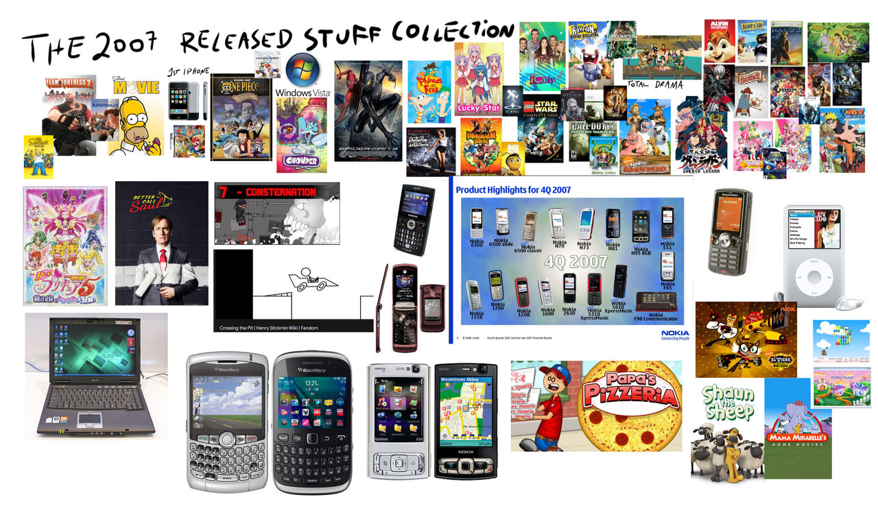 The 2007 Released Stuff Collection by NezukoRempaDeviart07 on DeviantArt