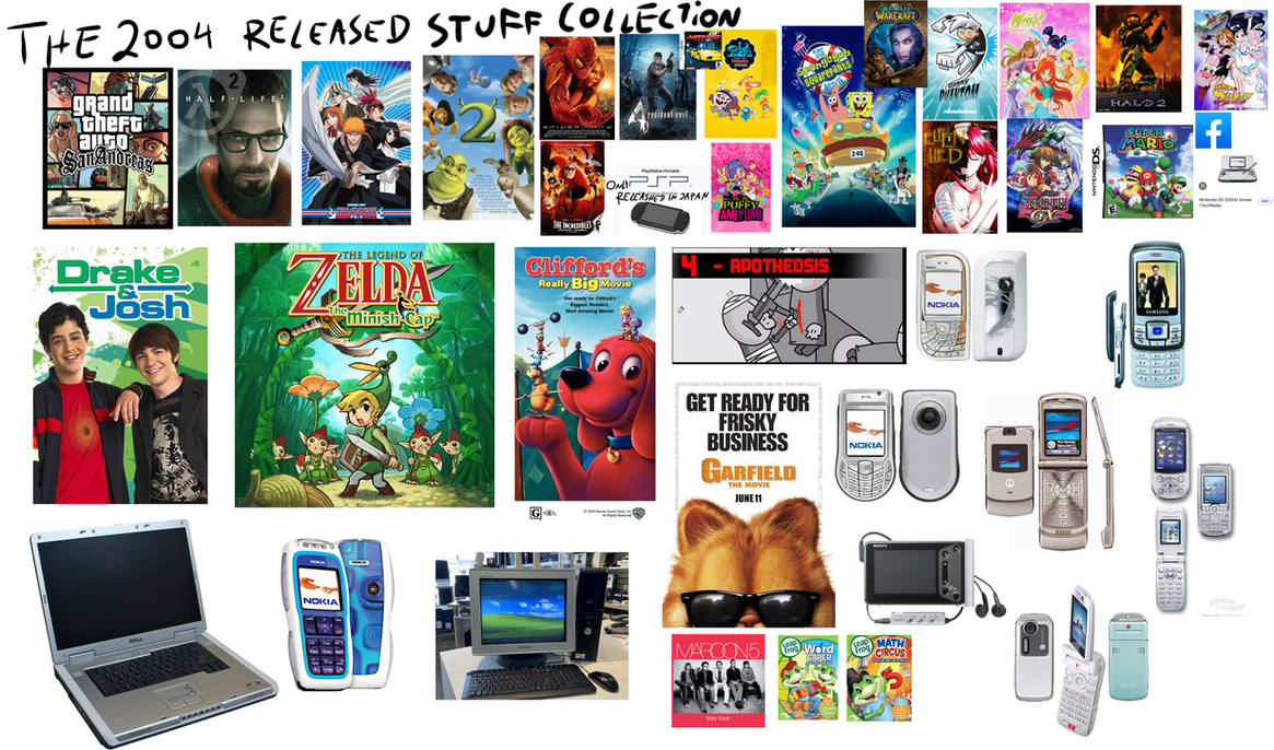 The 2004 Released Stuff Collection by NezukoRempaDeviart07 on DeviantArt