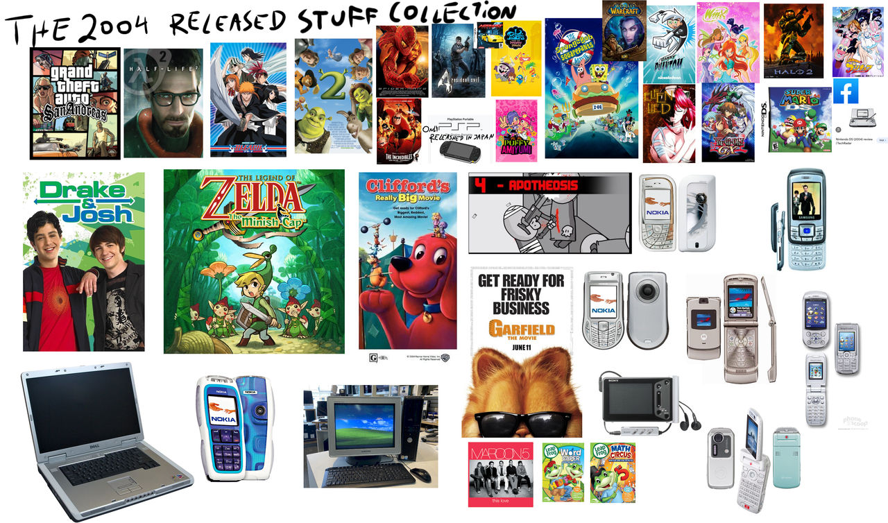 The 2004 Released Stuff Collection by NezukoRempaDeviart07 on DeviantArt