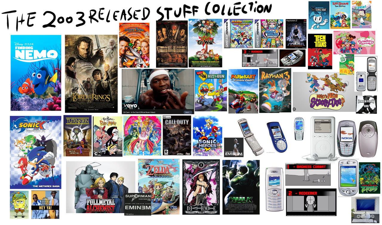 The 2003 Released Stuff Collection by NezukoRempaDeviart07 on DeviantArt