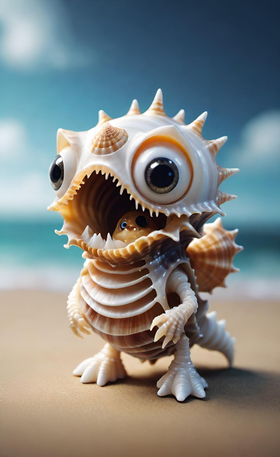 Seashell Monster by NezukoRempaDeviart07 on DeviantArt