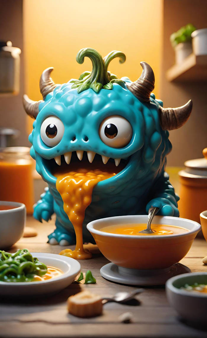 Soup Monster by NezukoRempaDeviart07 on DeviantArt