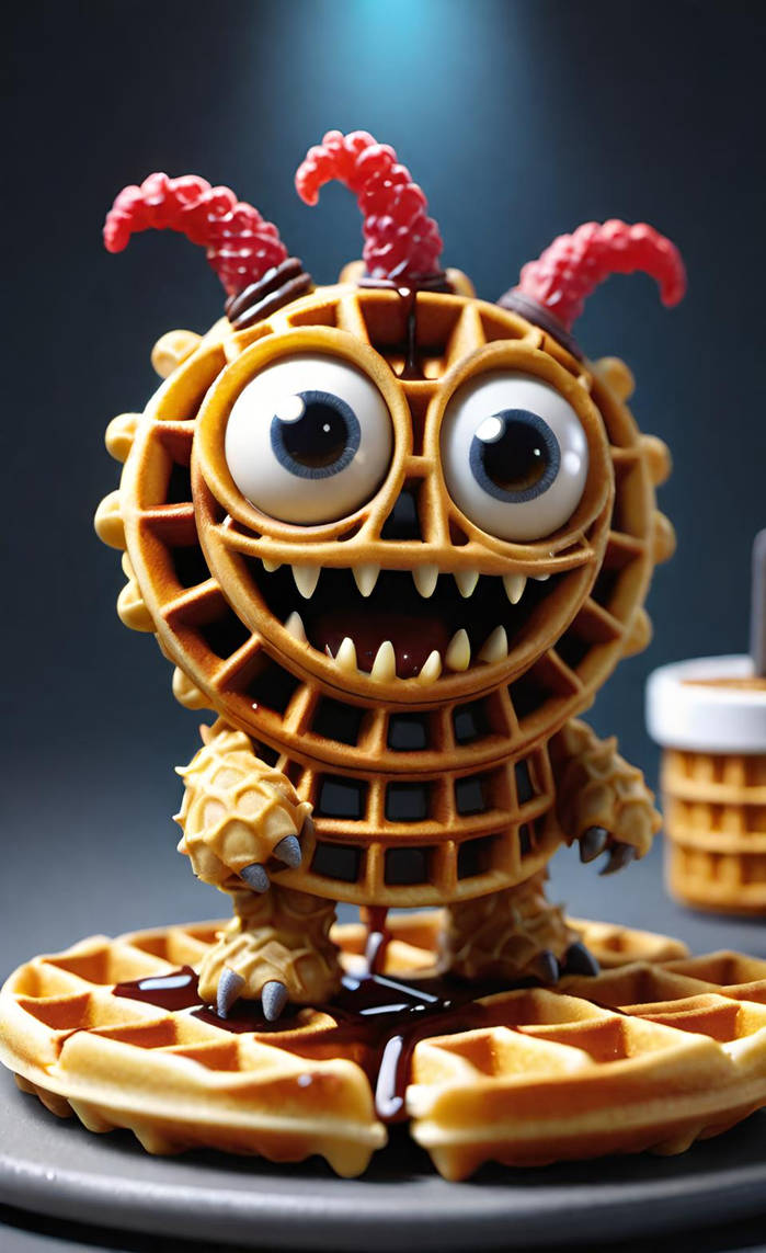 Waffle Monster By NezukoRempaDeviart07 On DeviantArt waffle-monster-by-nezukorempadeviart07-on-deviantart