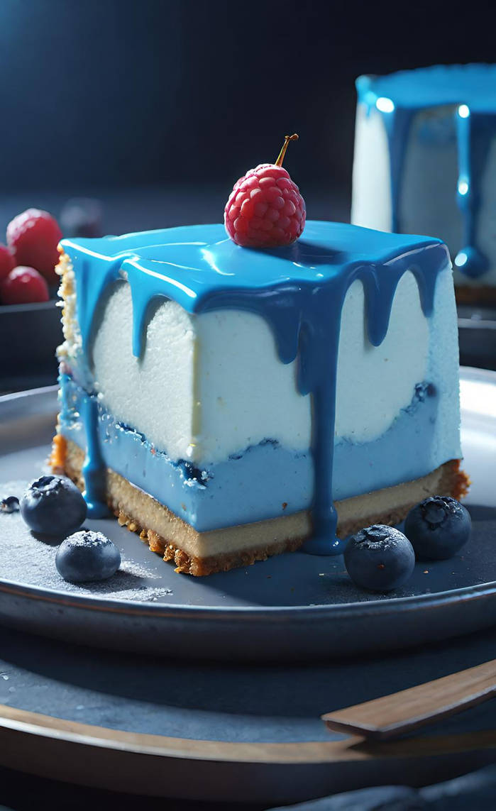 Blue Cheescake Blue Cheesecake by NezukoRempaDeviart07 on DeviantArt