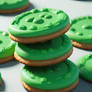 Green Cream Cookies