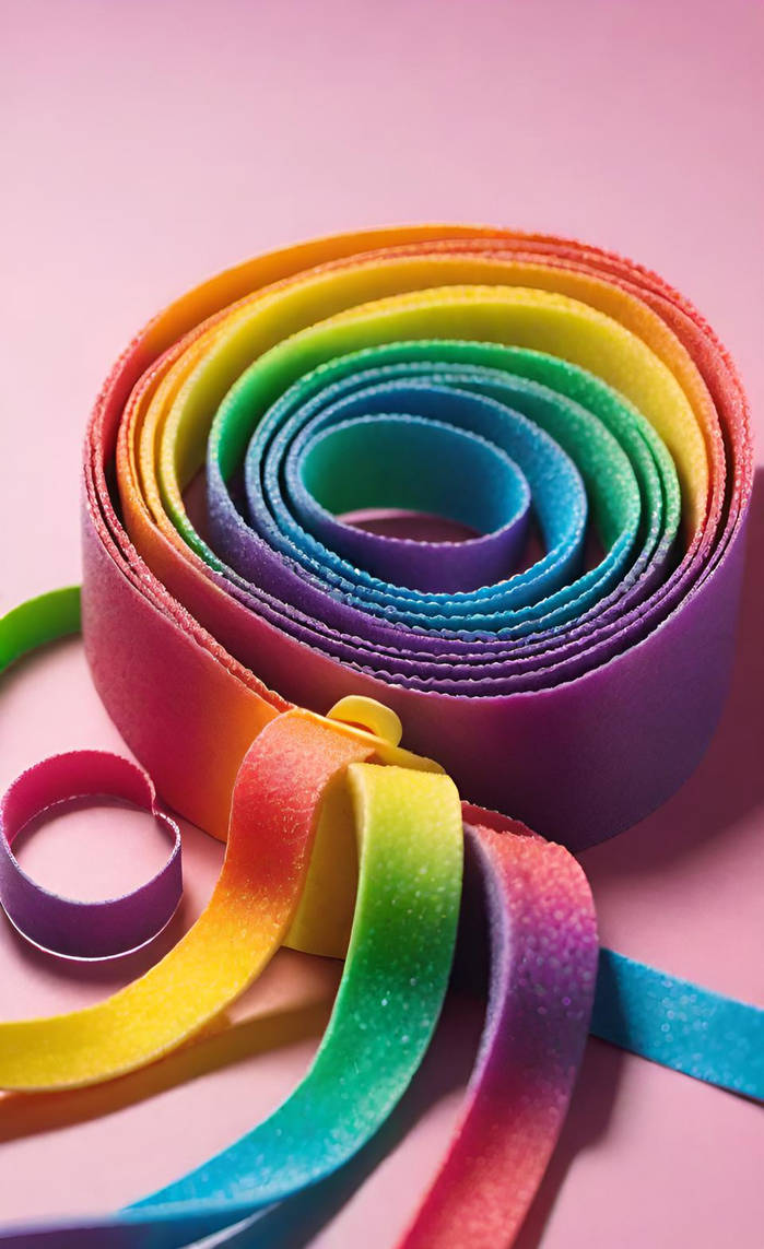 Sourbelt Raspberry Rainbow Sour Belts by NezukoRempaDeviart07 on DeviantArt