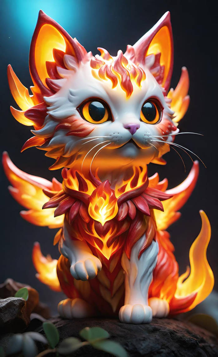 Fundic Cat Phoenixic Cat by NezukoRempaDeviart07 on DeviantArt