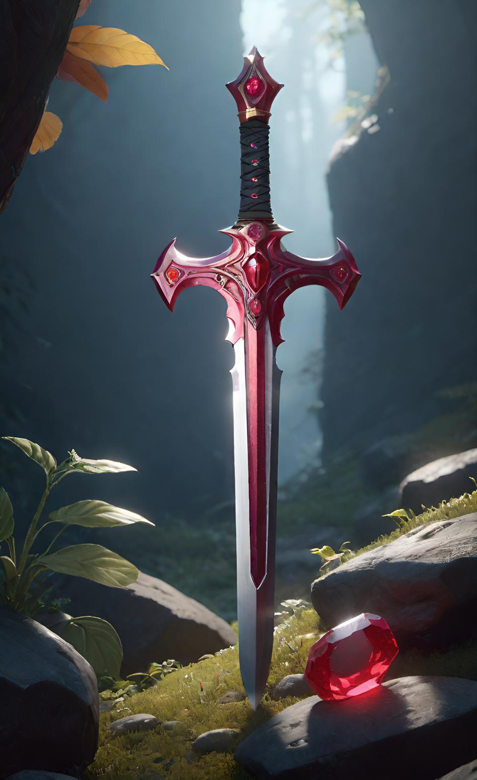 Ruby Sword by NezukoRempaDeviart07 on DeviantArt