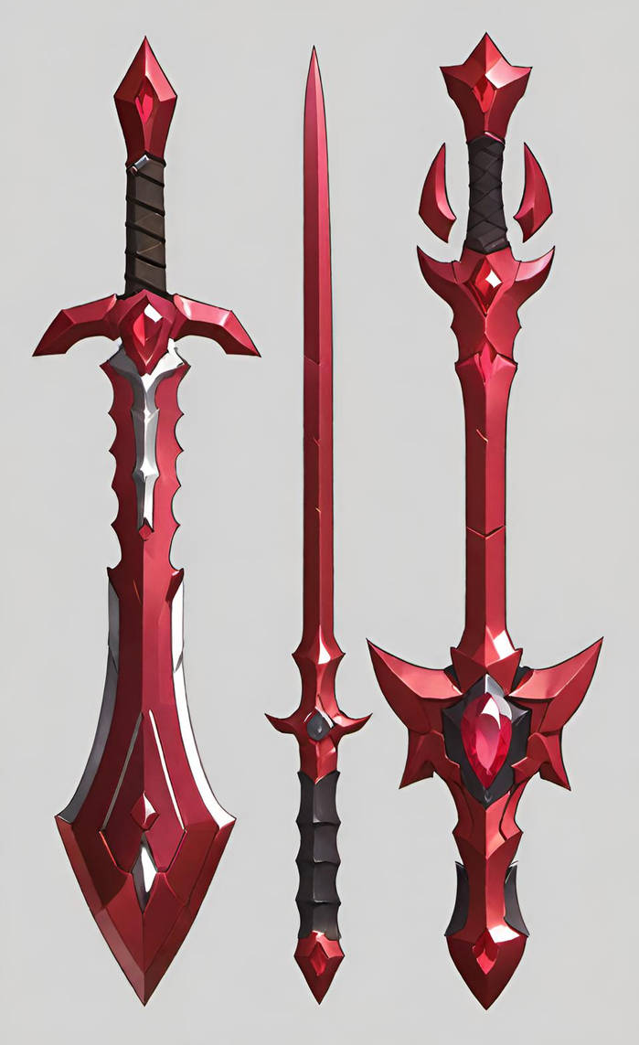 Ruby Swords by NezukoRempaDeviart07 on DeviantArt