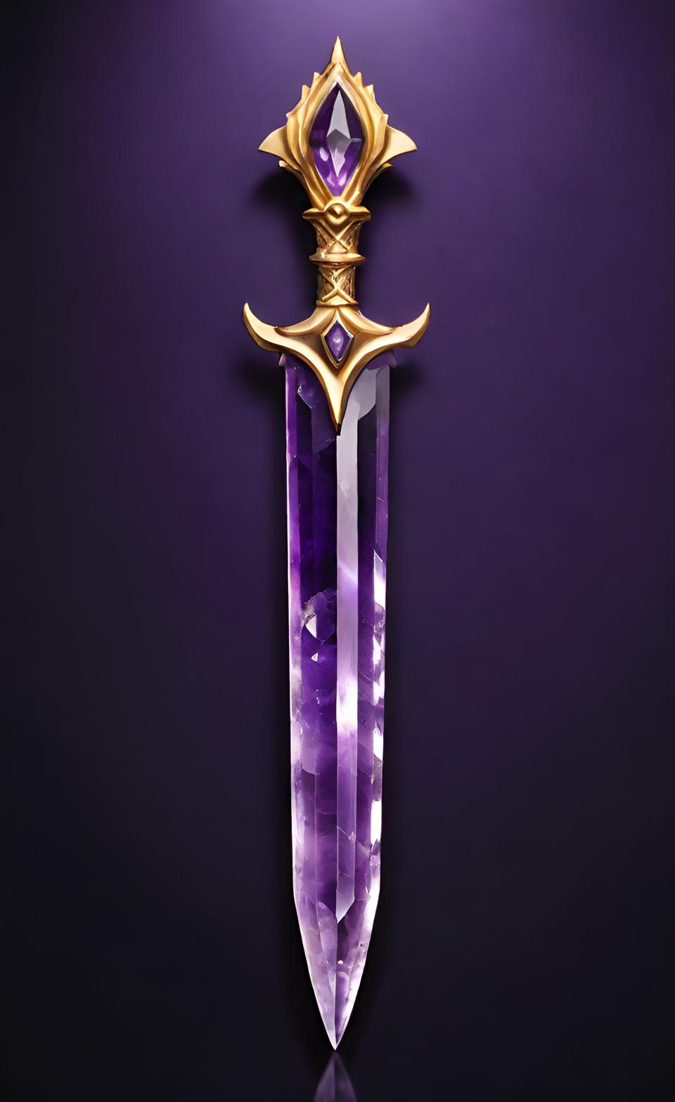 Amethyst Dagger by NezukoRempaDeviart07 on DeviantArt