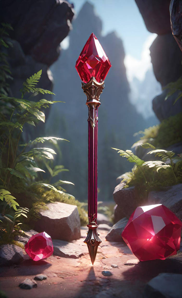Ruby Wand by NezukoRempaDeviart07 on DeviantArt