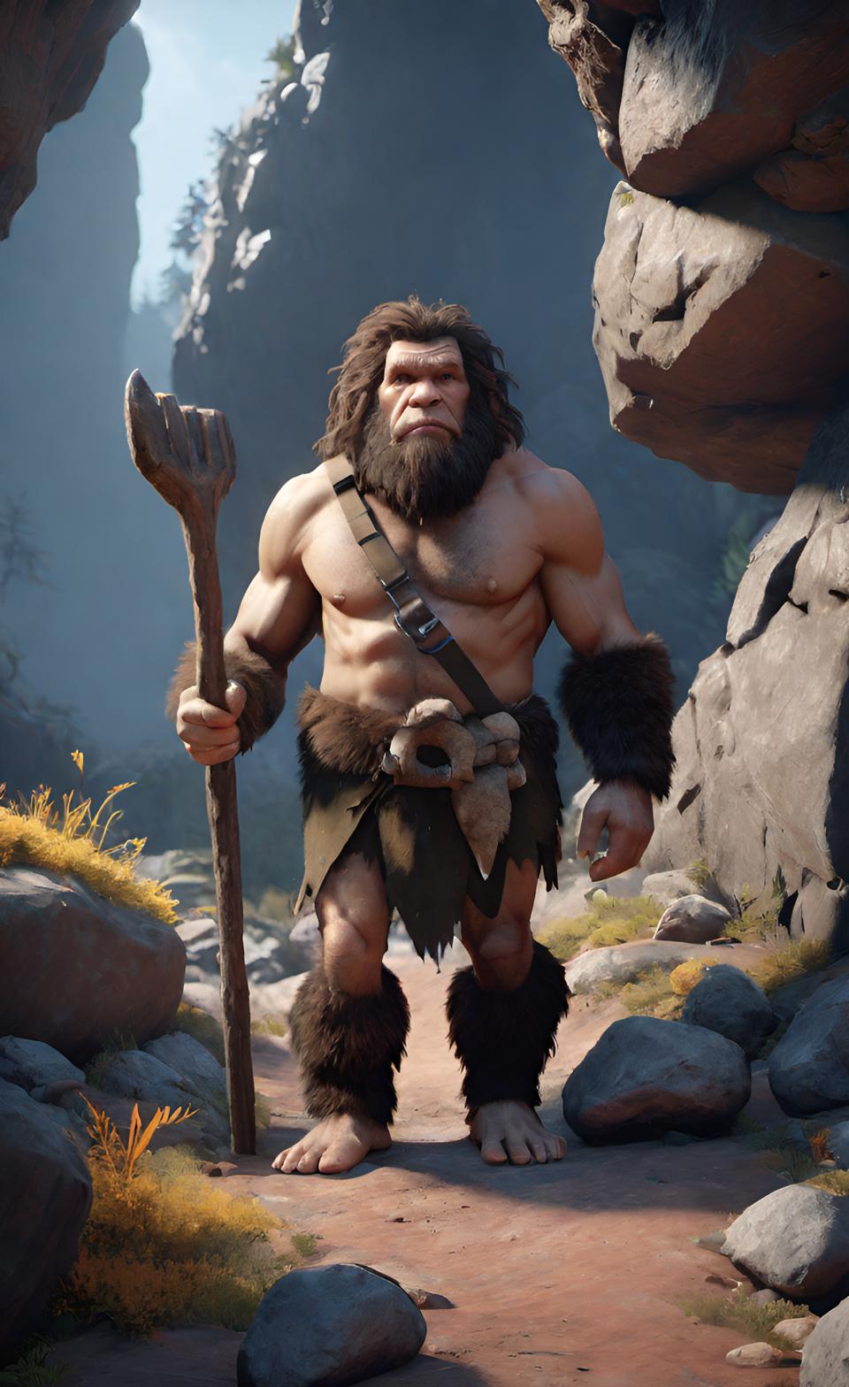 Caveman by NezukoRempaDeviart07 on DeviantArt