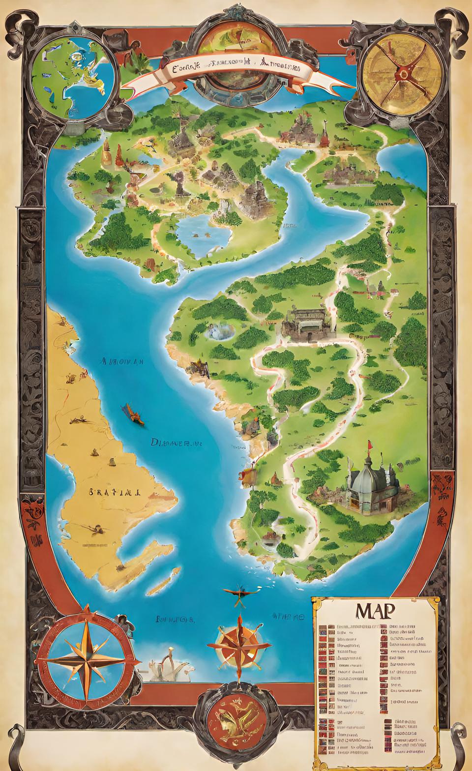 Map by NezukoRempaDeviart07 on DeviantArt