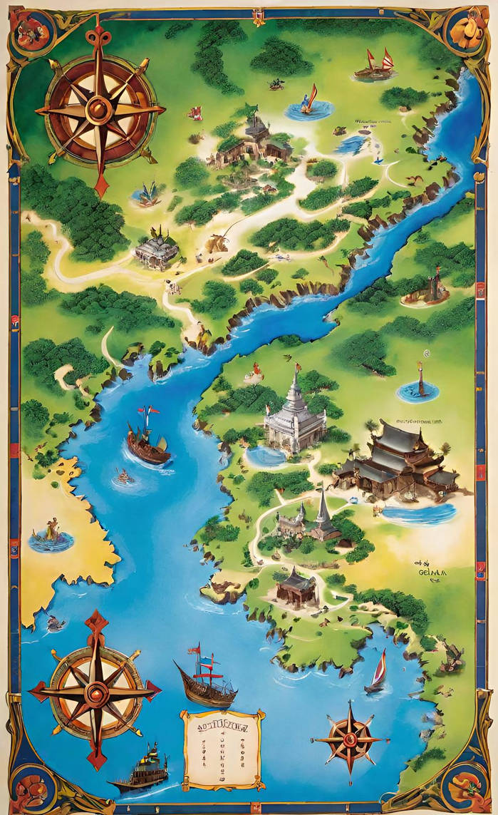 Map by NezukoRempaDeviart07 on DeviantArt