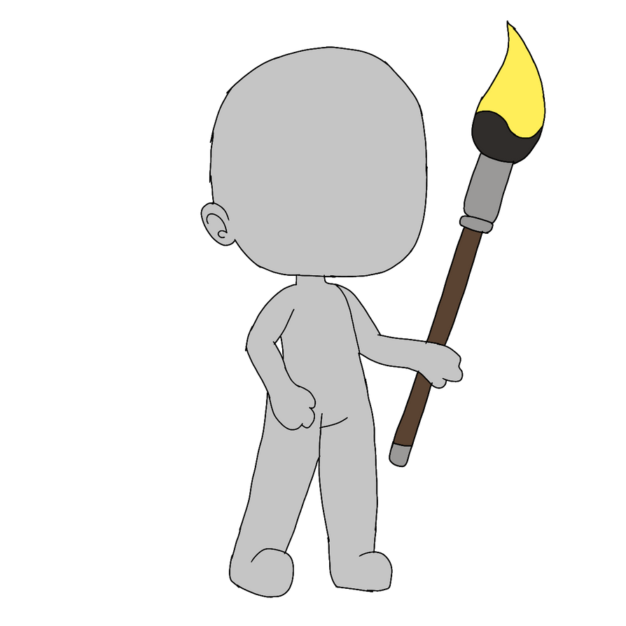 GL2 Base holding a Paint Brush by NezukoRempaDeviart07 on DeviantArt
