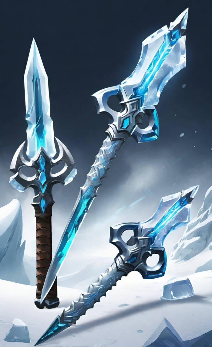 Ice Daggers by NezukoRempaDeviart07 on DeviantArt