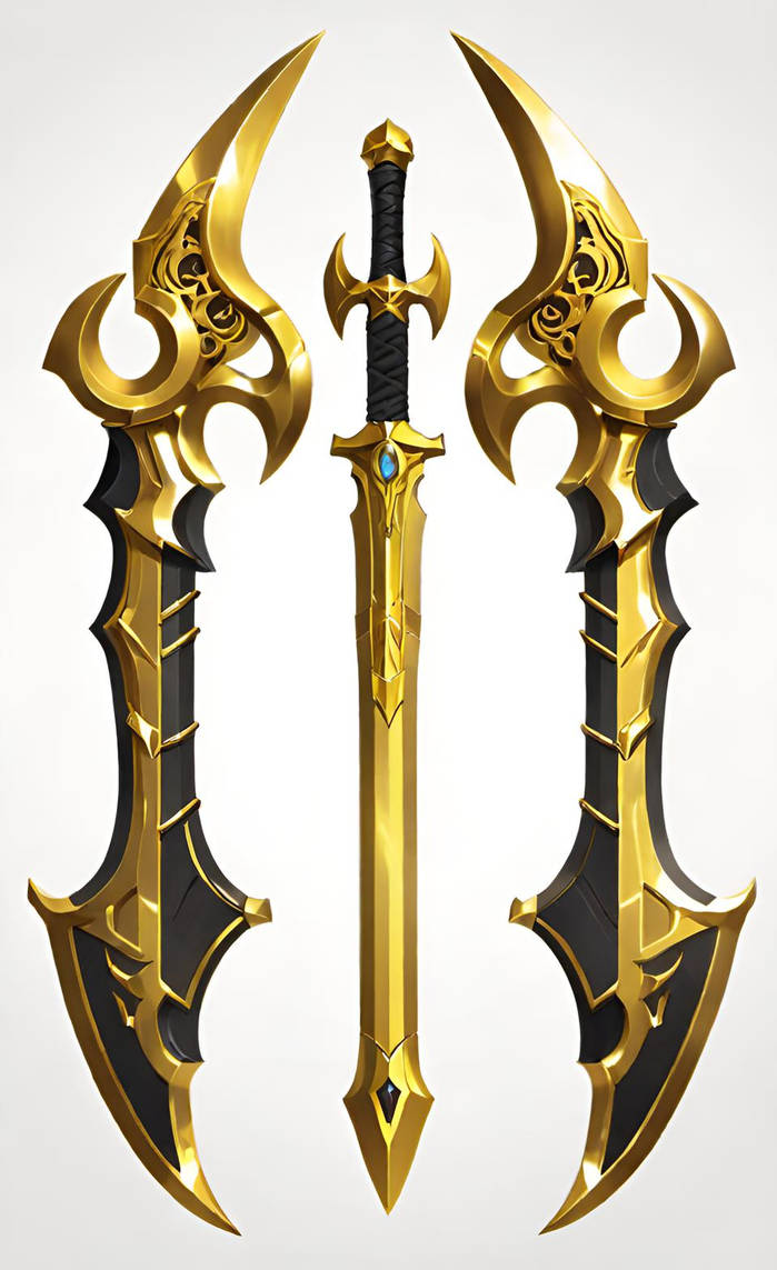 Golden Daggers by NezukoRempaDeviart07 on DeviantArt