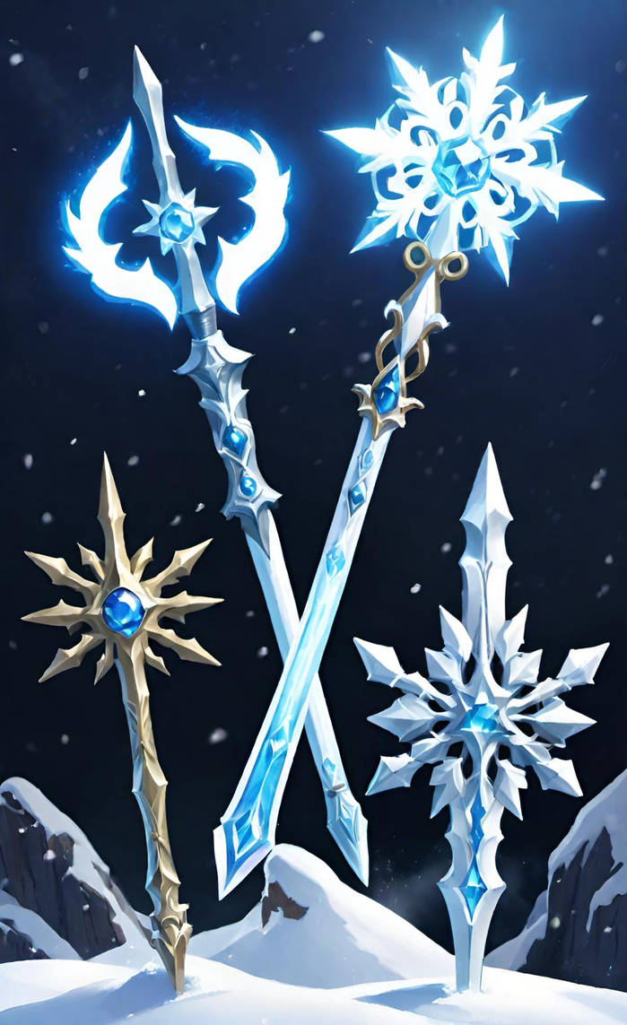 Snowy WeapoNS by NezukoRempaDeviart07 on DeviantArt