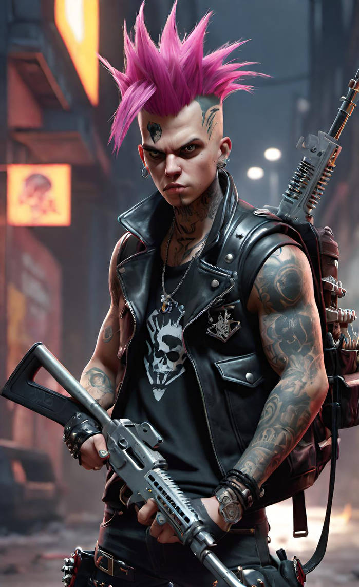 Punk Tech Deviantart Punk Man by NezukoRempaDeviart07 on DeviantArt