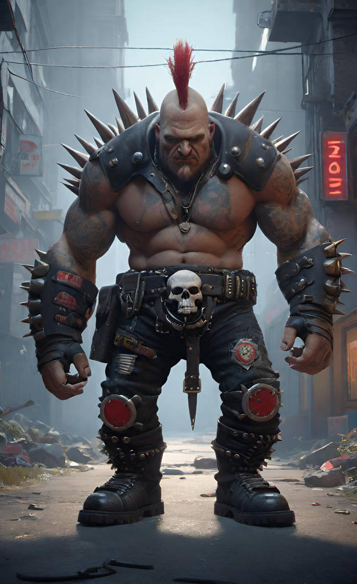 Punk Man by NezukoRempaDeviart07 on DeviantArt