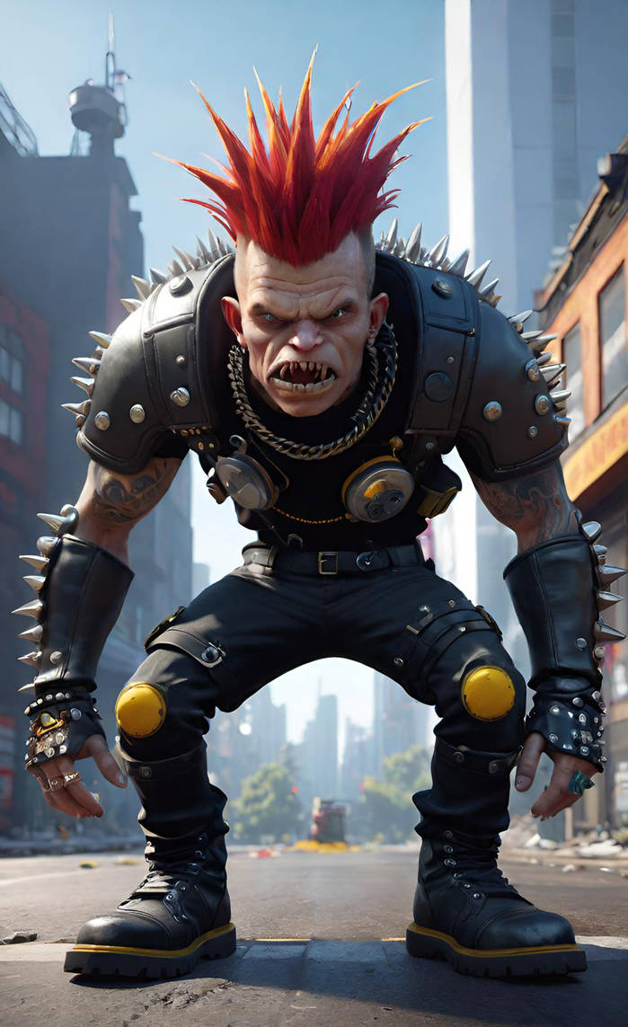 Punk Man by NezukoRempaDeviart07 on DeviantArt