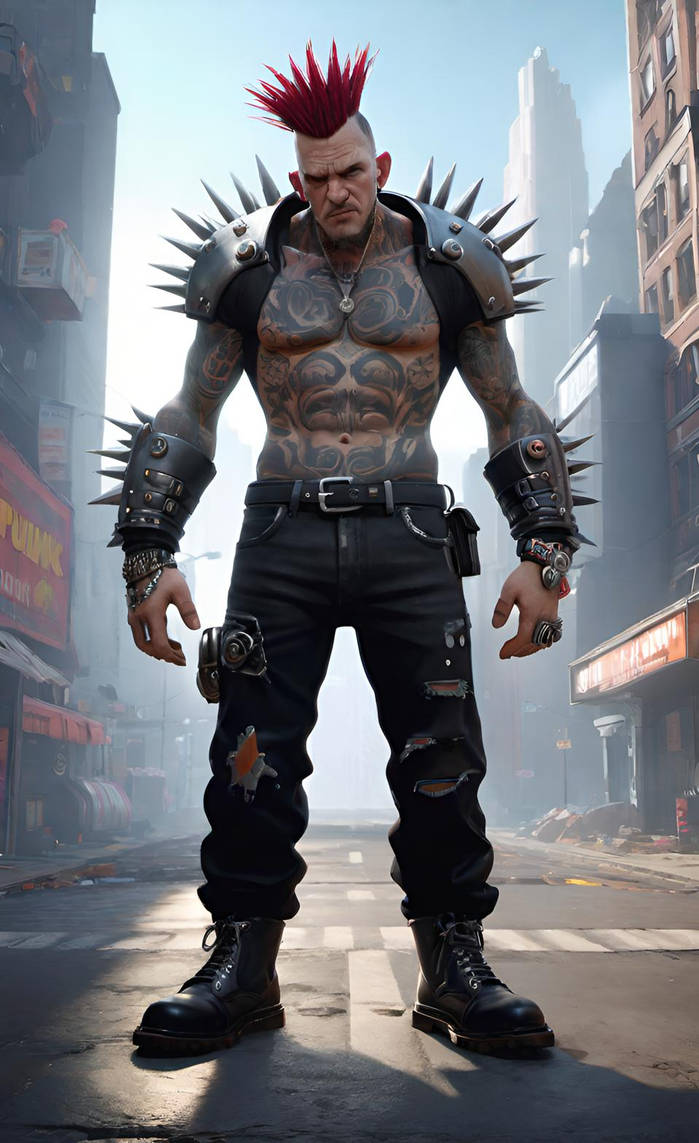 Punk Man by NezukoRempaDeviart07 on DeviantArt