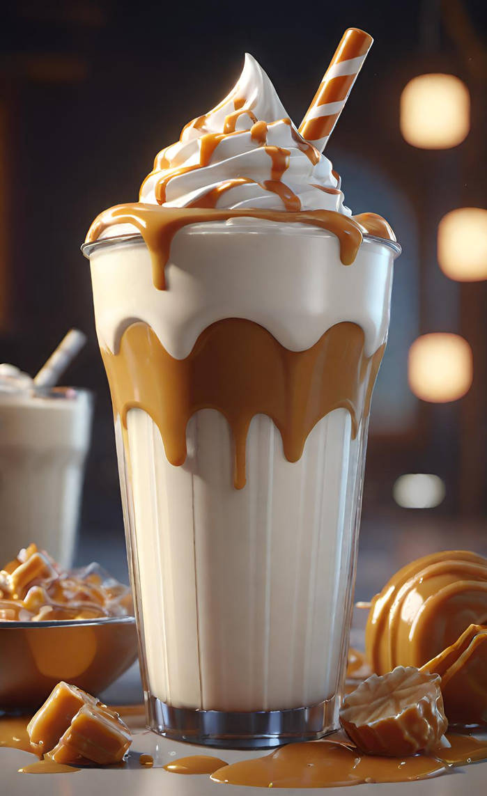 Caramel Milkshake 3 by NezukoRempaDeviart07 on DeviantArt