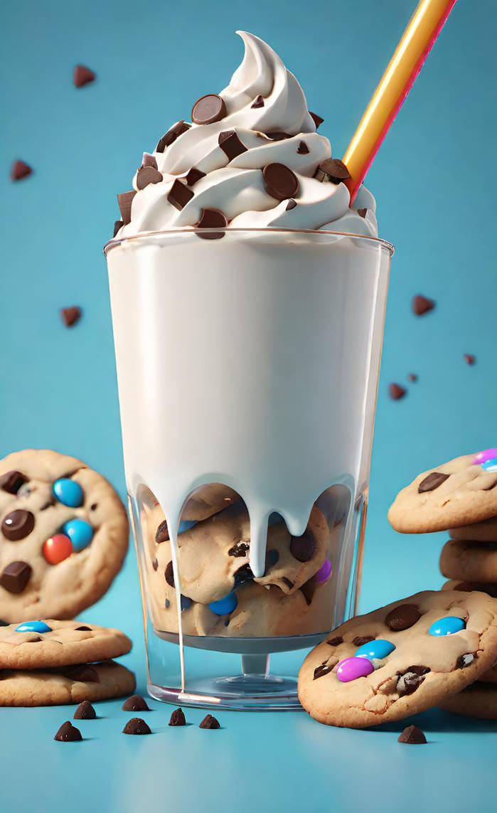 Cookie Chip Milkshake 11 by NezukoRempaDeviart07 on DeviantArt