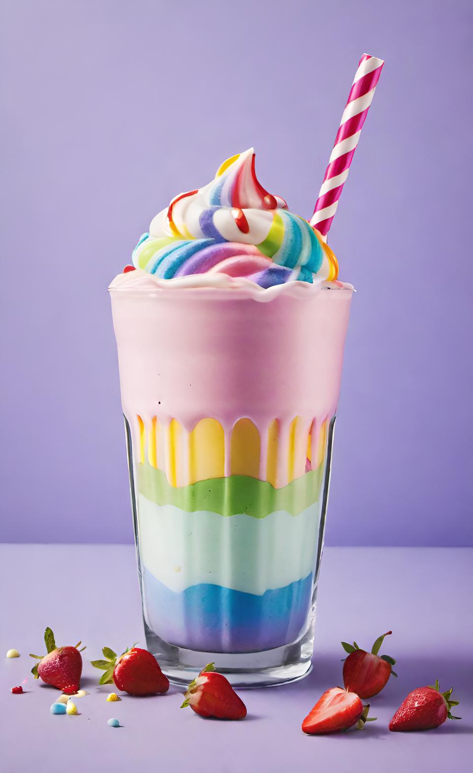 Rainbow Milkshake 12 by NezukoRempaDeviart07 on DeviantArt