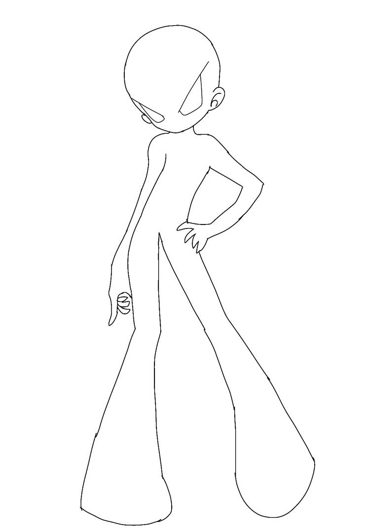 Base Colouring In Base Lineart Coloring Page With eyes by NezukoRempaDeviart07 on DeviantArt