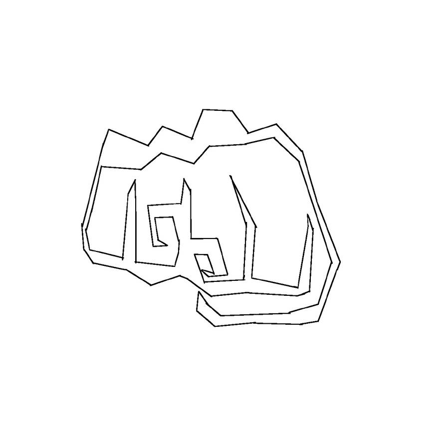 Combat Element Symbol Lineart by NezukoRempaDeviart07 on DeviantArt