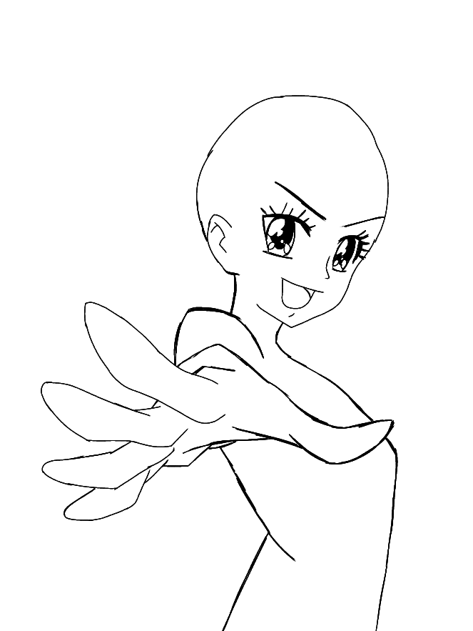Female Base with Face by NezukoRempaDeviart07 on DeviantArt