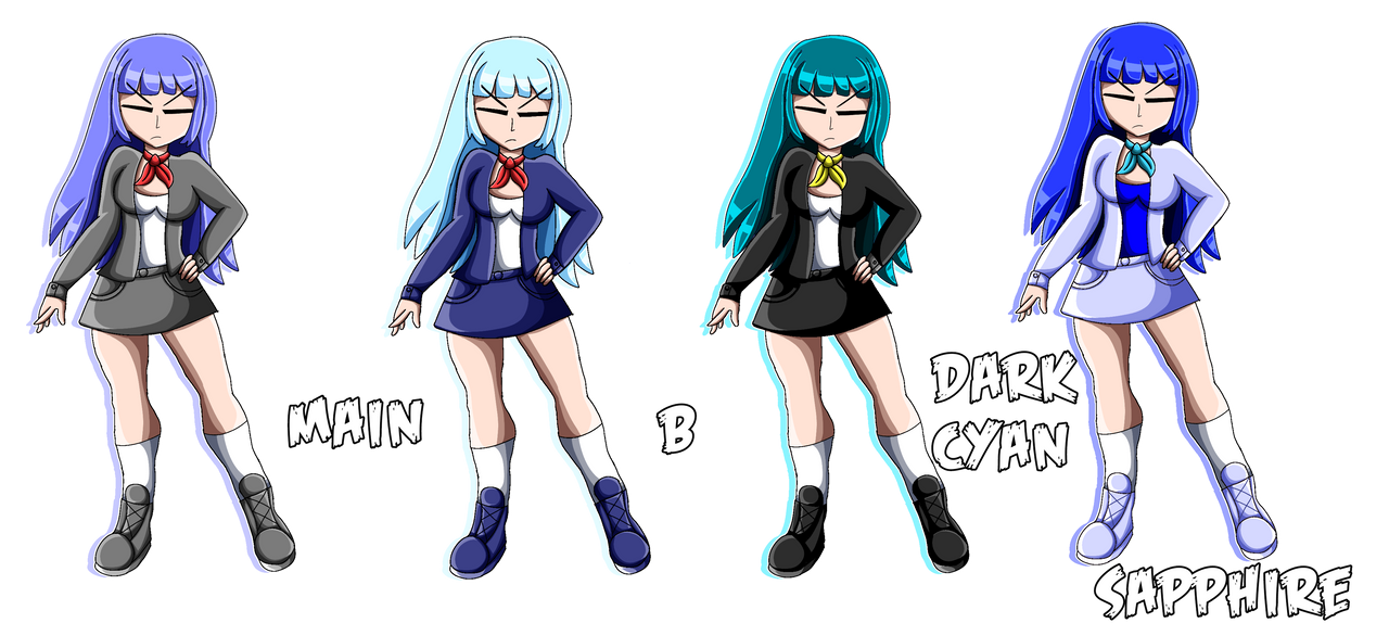 Aoka Deviantart Mrs Aoka's Clone Color Palette by NezukoRempaDeviart07 on DeviantArt