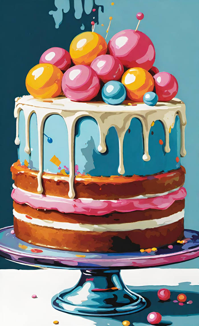 Magic Cake Deviantart Cake by NezukoRempaDeviart07 on DeviantArt