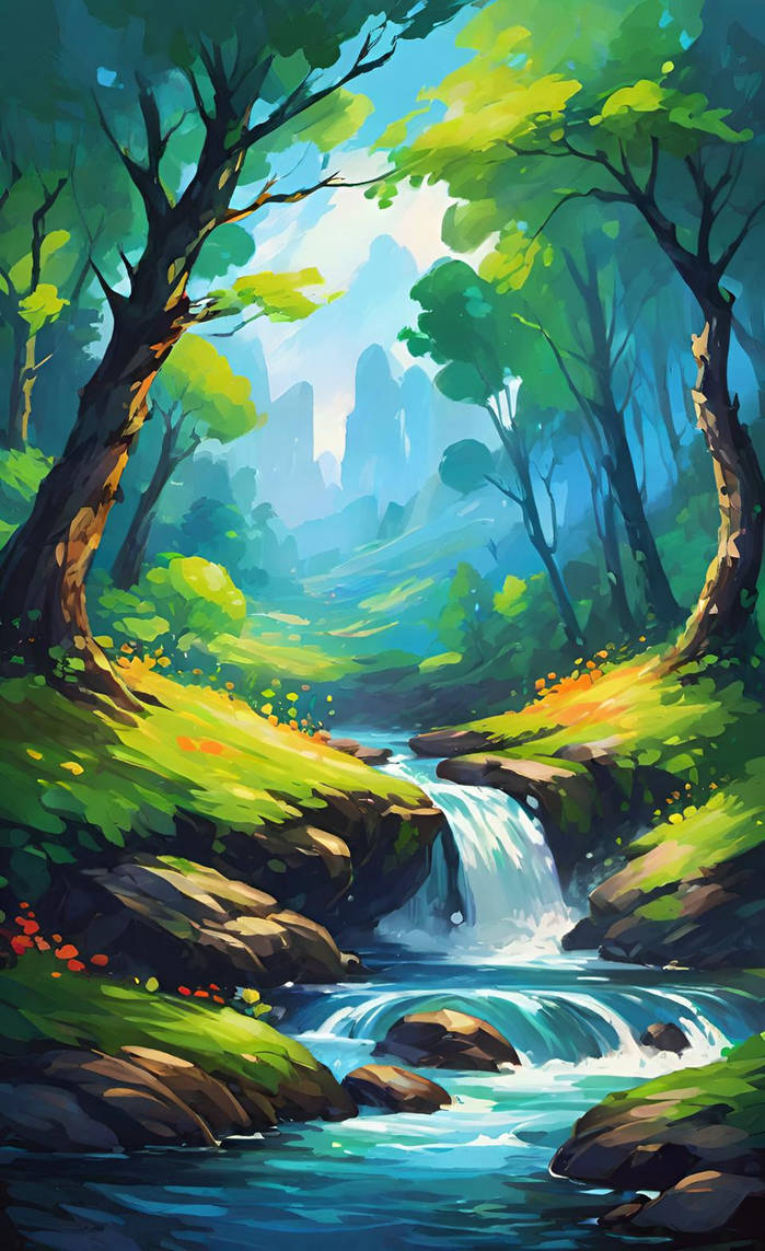 Forest by NezukoRempaDeviart07 on DeviantArt