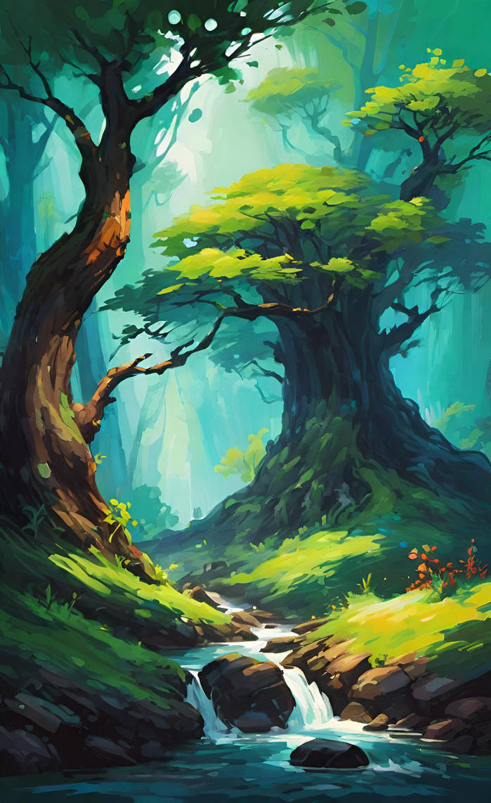 Forest by NezukoRempaDeviart07 on DeviantArt