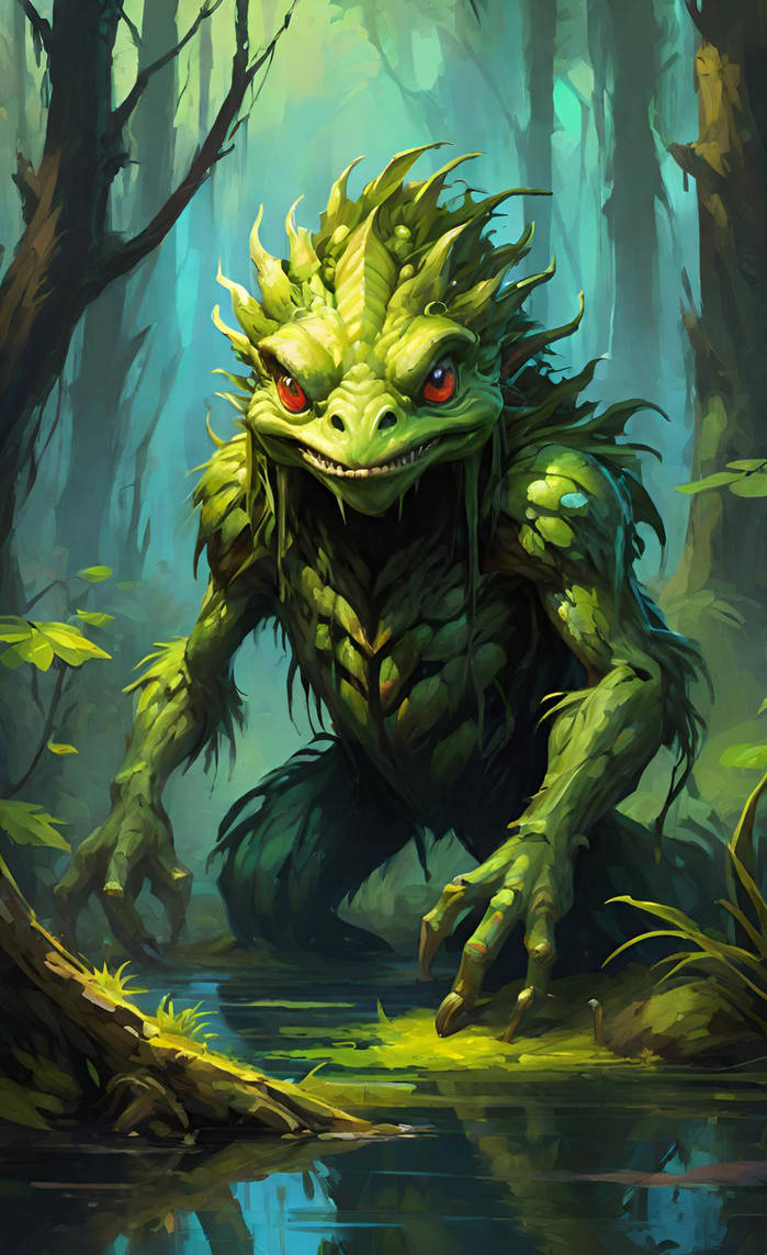 Swamp Creature by NezukoRempaDeviart07 on DeviantArt