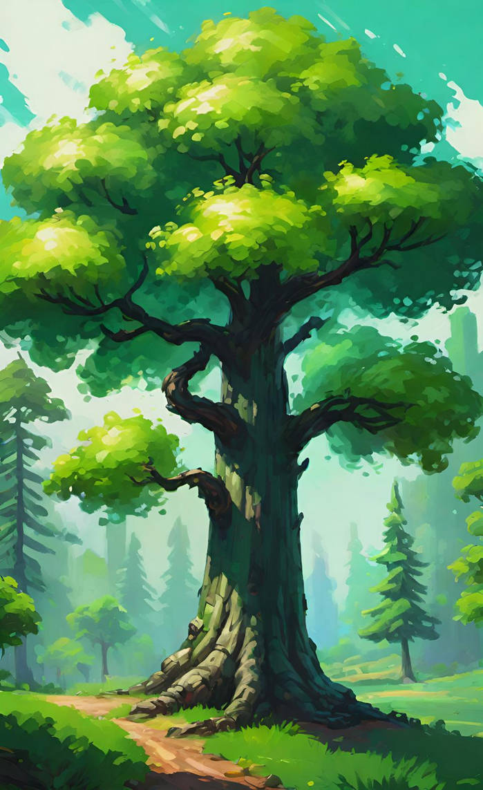 Tree Render Deviantart Tree by NezukoRempaDeviart07 on DeviantArt
