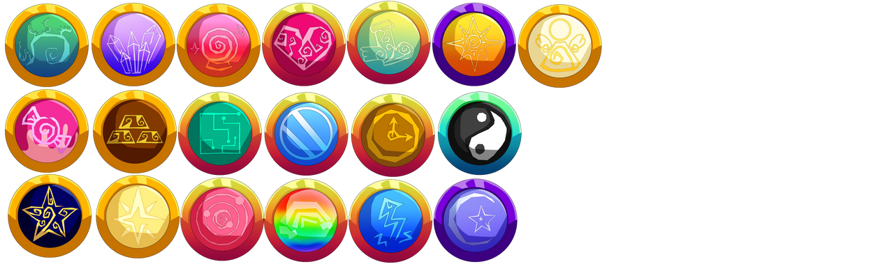 Power Ranks Beautiful Color Ranks Pure Rank,Special Rank and Historical Rank Element by ...